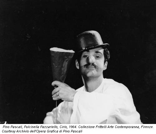 Pino Pascali, Pulcinella Pazzariello, Cirio, 1964. Collezione Frittelli Arte Contemporanea, Firenze. Courtesy Archivio dell'Opera Grafica di Pino Pascali