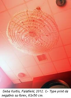 Seba Kurtis, Falafield, 2012. C- Type print da negativo su forex, 63x50 cm.