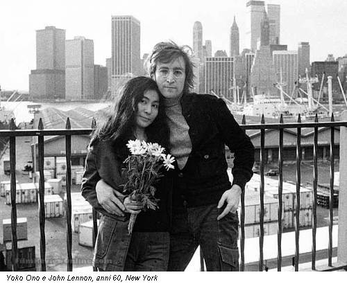 Yoko Ono e John Lennon, anni 60, New York