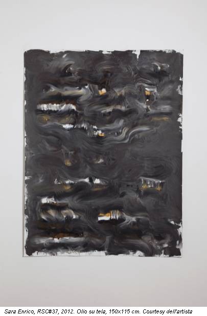 Sara Enrico, RSC#37, 2012. Olio su tela, 150x115 cm. Courtesy dell'artista