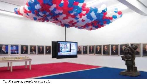 For President, veduta di una sala