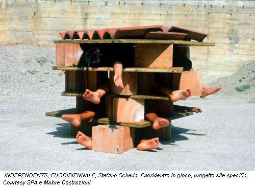INDEPENDENTS, FUORIBIENNALE, Stefano Scheda, Fuoridentro in gioco, progetto site specific, Courtesy SPA e Mubre Costruzioni
