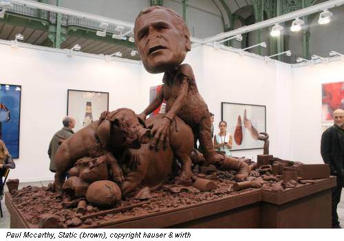 Paul Mccarthy, Static (brown), copyright hauser & wirth