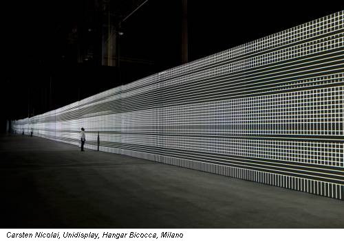 Carsten Nicolai, Unidisplay, Hangar Bicocca, Milano