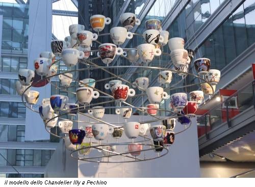 il modello dello Chandelier Illy a Pechino
