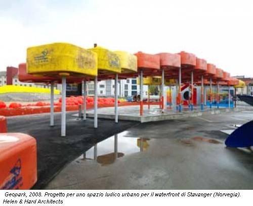 Geopark, 2008. Progetto per uno spazio ludico urbano per il waterfront di Stavanger (Norvegia). Helen & Hard Architects