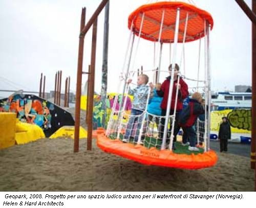 Geopark, 2008. Progetto per uno spazio ludico urbano per il waterfront di Stavanger (Norvegia). Helen & Hard Architects