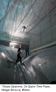 Tomas Saraceno, On Space Time Foam, Hangar Bicocca, Milano