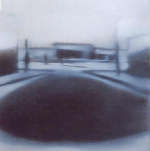 Strada, olio su tela, 2000, cm. 50x5