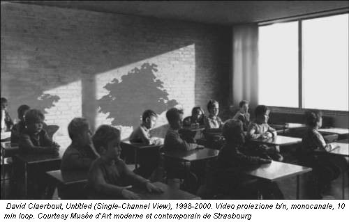 David Claerbout, Untitled (Single-Channel View), 1998-2000. Video proiezione b/n, monocanale, 10 min loop. Courtesy Musée d’Art moderne et contemporain de Strasbourg
