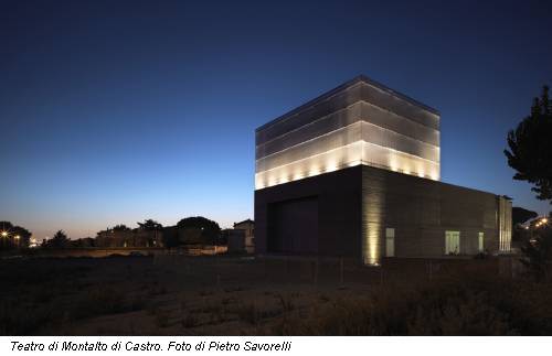 Teatro di Montalto di Castro. Foto di Pietro Savorelli