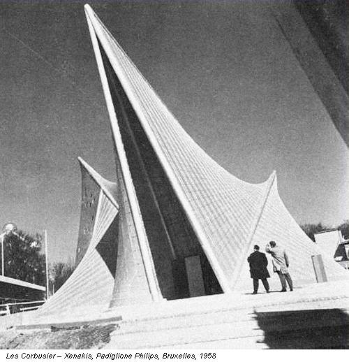 Les Corbusier – Xenakis, Padiglione Philips, Bruxelles, 1958