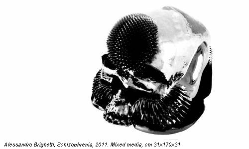 Alessandro Brighetti, Schizophrenia, 2011. Mixed media, cm 31x170x31