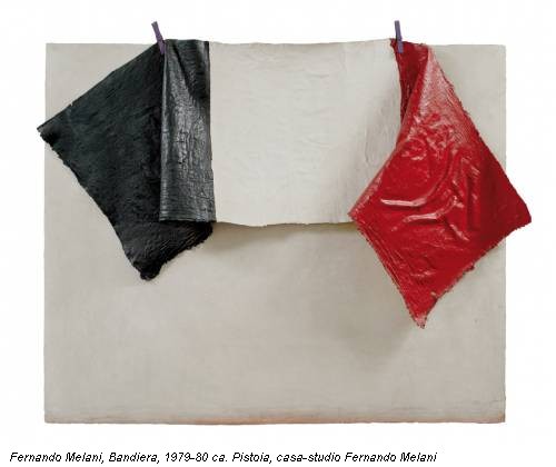 Fernando Melani, Bandiera, 1979-80 ca. Pistoia, casa-studio Fernando Melani