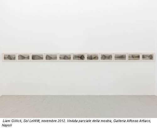 Liam Gillick, Sol LeWitt, novembre 2012. Veduta parziale della mostra, Galleria Alfonso Artiaco, Napoli