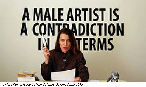 Chiara Fumai legge Valerie Solanas, Premio Furla 2013