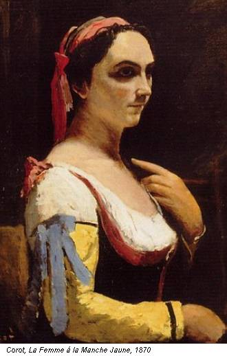 Corot, La Femme á la Manche Jaune, 1870