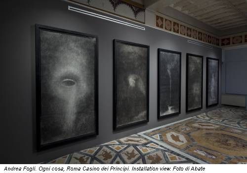  Andrea Fogli. Ogni cosa, Roma Casino dei Principi. Installation view. Foto di Abate
