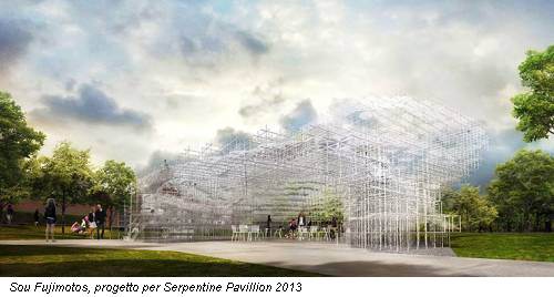 Sou Fujimotos, progetto per Serpentine Pavillion 2013