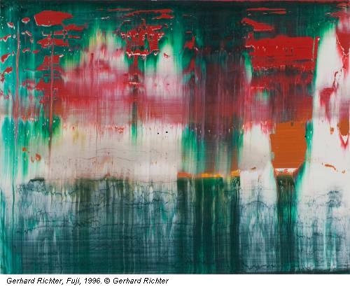Gerhard Richter, Fuji, 1996. © Gerhard Richter
