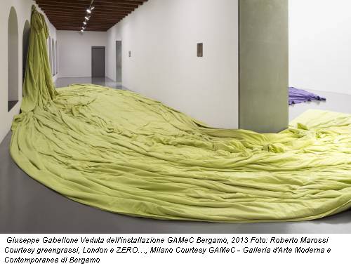 Giuseppe Gabellone Veduta dell'installazione GAMeC Bergamo, 2013 Foto: Roberto Marossi Courtesy greengrassi, London e ZERO…, Milano Courtesy GAMeC - Galleria d'Arte Moderna e Contemporanea di Bergamo