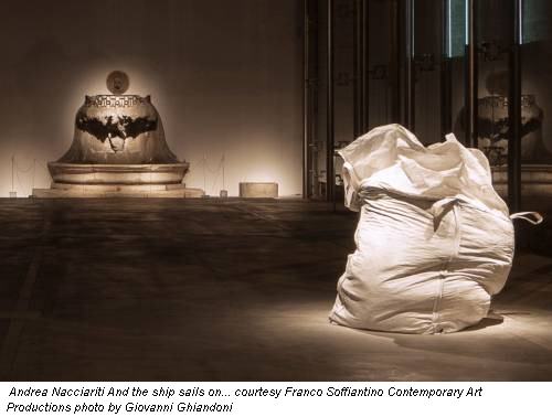 Andrea Nacciariti And the ship sails on... courtesy Franco Soffiantino Contemporary Art Productions photo by Giovanni Ghiandoni