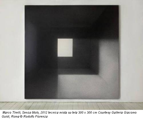 Marco Tirelli, Senza titolo, 2012 tecnica mista su tela 300 x 300 cm Courtesy Galleria Giacomo Guidi, Roma © Rodolfo Fiorenza