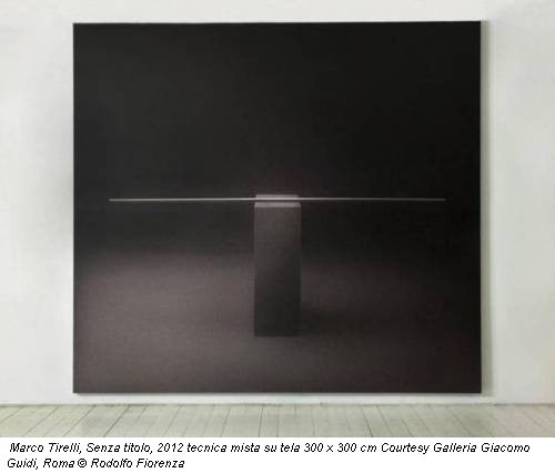 Marco Tirelli, Senza titolo, 2012 tecnica mista su tela 300 x 300 cm Courtesy Galleria Giacomo Guidi, Roma © Rodolfo Fiorenza