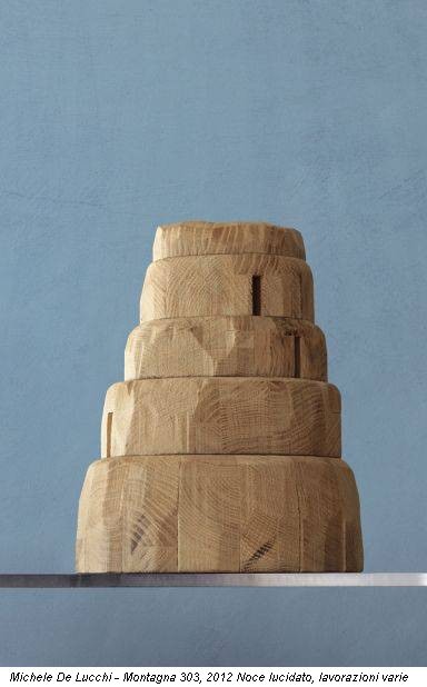 Michele De Lucchi - Montagna 303, 2012 Noce lucidato, lavorazioni varie