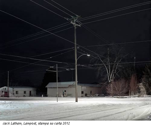 Jack Latham, Lampost, stampa su carta 2012