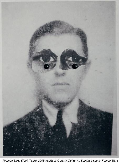 Thomas Zipp, Black Tears, 2005 courtesy Galerie Guido W. Baudach photo: Roman März
