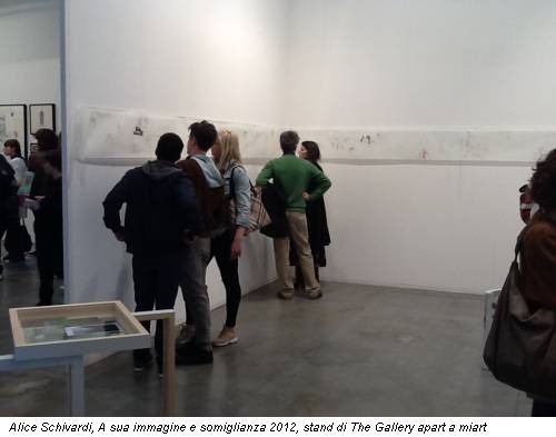 Alice Schivardi, A sua immagine e somiglianza 2012, stand di The Gallery apart a miart