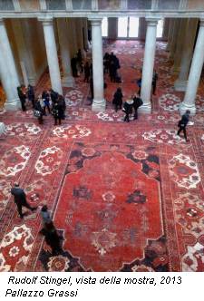 Rudolf Stingel, vista della mostra, 2013 Pallazzo Grassi