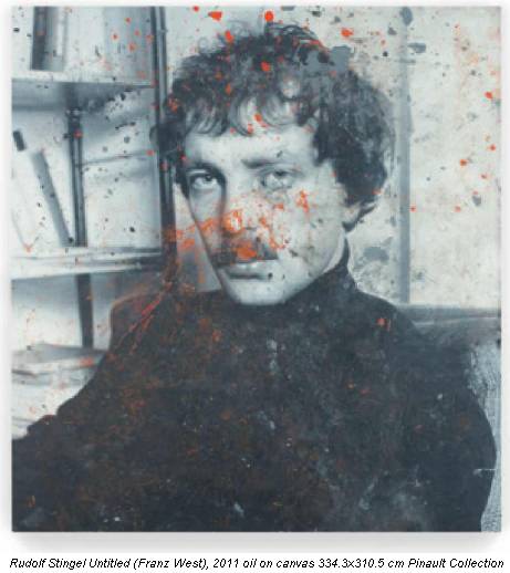 Rudolf Stingel Untitled (Franz West), 2011 oil on canvas 334.3x310.5 cm Pinault Collection