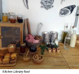 Kitchen Library food