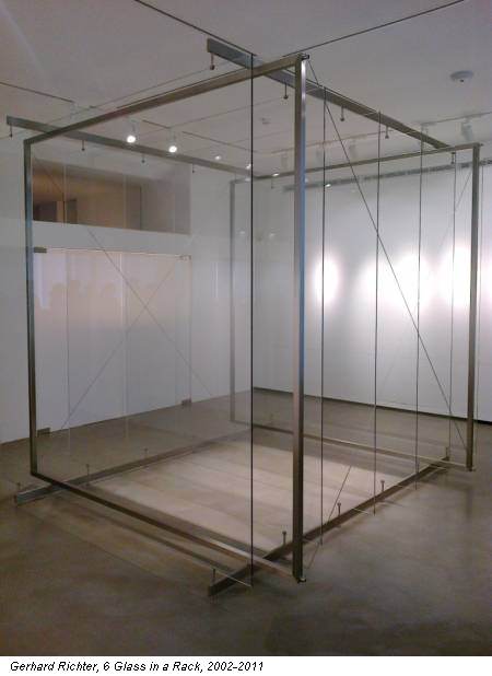 Gerhard Richter, 6 Glass in a Rack, 2002-2011