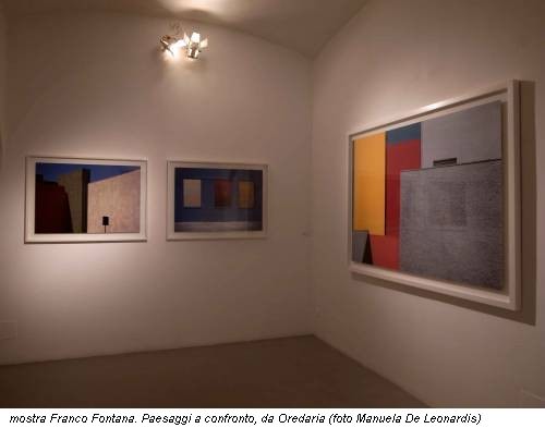 mostra Franco Fontana. Paesaggi a confronto, da Oredaria (foto Manuela De Leonardis)