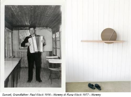 Sunset, Grandfather: Paul Klock 1916 - Norwey di Runa Klock 1977 - Norwey