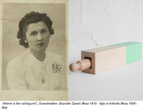 Where is the rolling pin?, Grandmother: Brunilde Sambi Mora 1910 - Italy di Alberto Mora 1989 - Italy