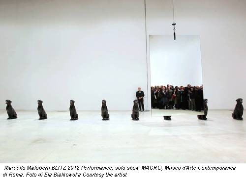  Marcello Maloberti BLITZ 2012 Performance, solo show. MACRO, Museo d'Arte Contemporanea di Roma. Foto di Ela Bialkowska Courtesy the artist