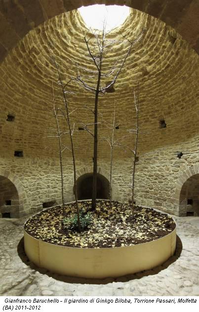 Gianfranco Baruchello - Il giardino di Ginkgo Biloba, Torrione Passari, Molfetta (BA) 2011-2012