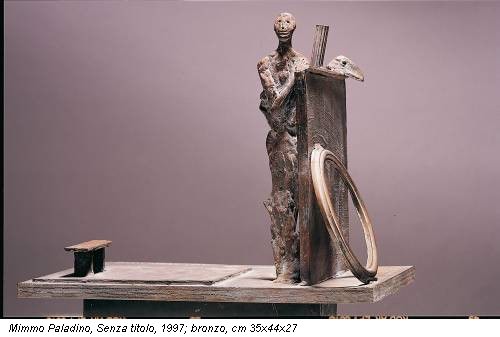 Mimmo Paladino, Senza titolo, 1997; bronzo, cm 35x44x27