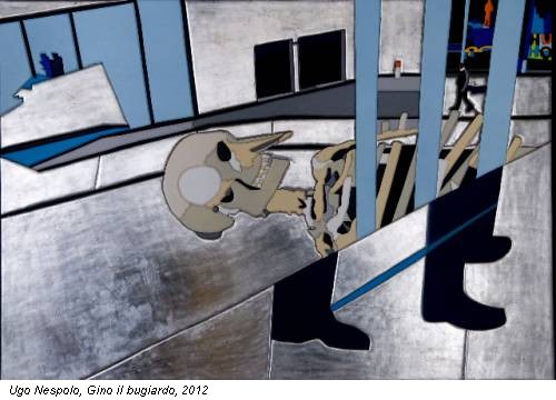 Ugo Nespolo, Gino il bugiardo, 2012