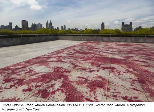 Imran Qureshi Roof Garden Commission, Iris and B. Gerald Cantor Roof Garden, Metropolitan Museum of Art, New York