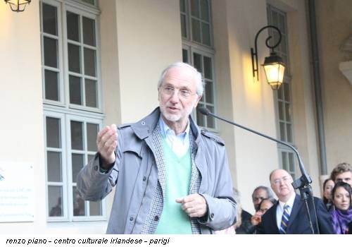 renzo piano - centro culturale irlandese - parigi