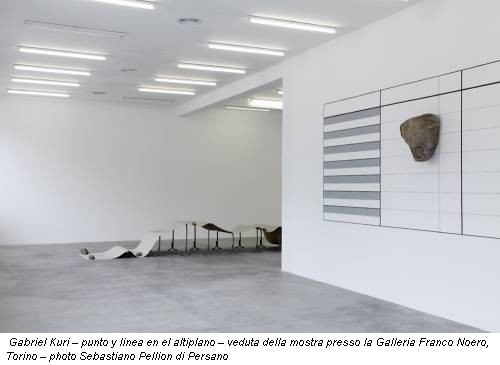 Gabriel Kuri – punto y linea en el altiplano – veduta della mostra presso la Galleria Franco Noero, Torino – photo Sebastiano Pellion di Persano