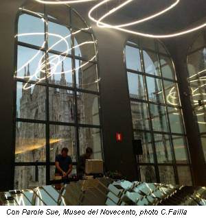 Con Parole Sue, Museo del Novecento, photo C.Failla