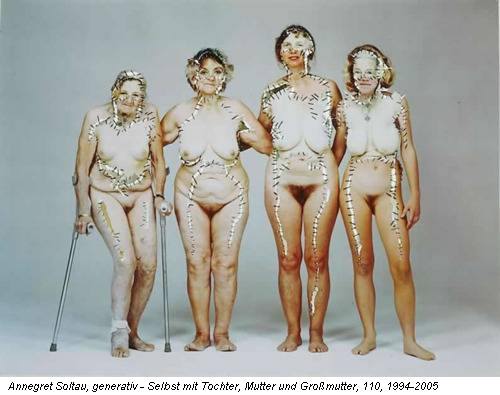 Annegret Soltau, generativ - Selbst mit Tochter, Mutter und Großmutter, 110, 1994-2005