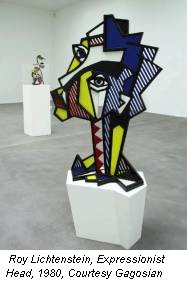 Roy Lichtenstein, Expressionist Head, 1980, Courtesy Gagosian