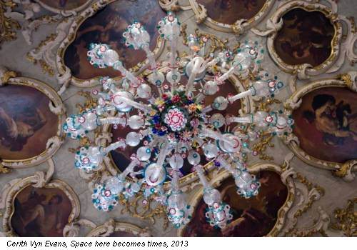 Cerith Vyn Evans, Space here becomes times, 2013